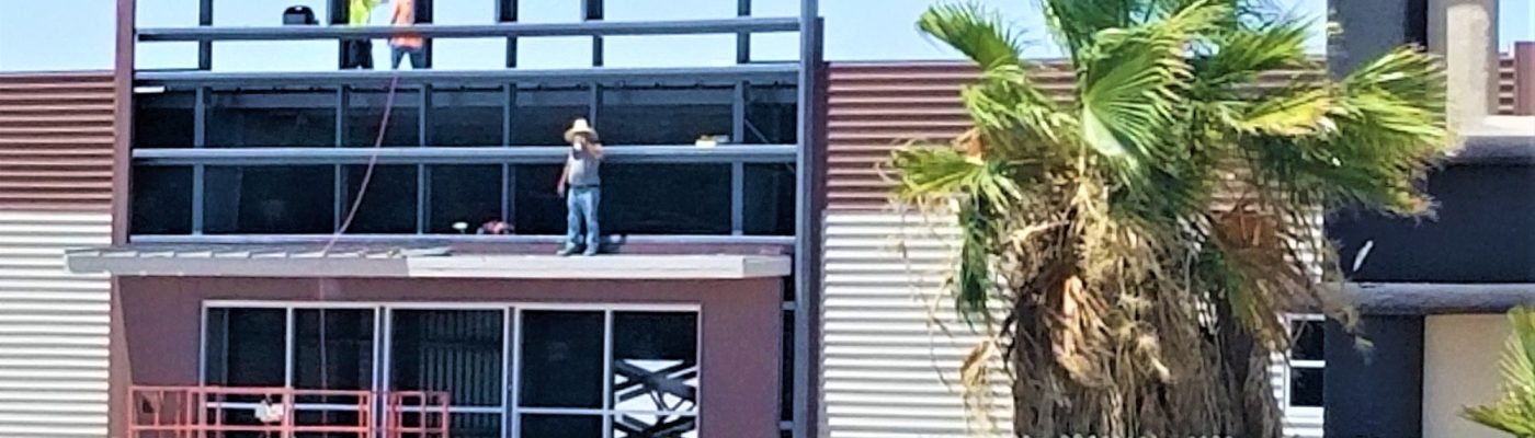 Construction! Construction Workers Building Commercial Property!