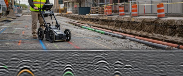 Using GPR to Investigate Congested Utility Corridors Before Construction