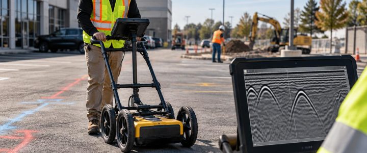 GPR Surveys for Roadways and Parking Lots: Finding Utilities and Subsurface Risks Before Work Begins