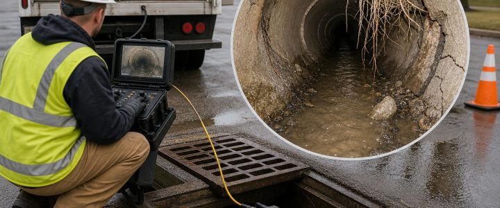 Investigating Recurring Storm Drain Problems With CCTV Pipe Inspection