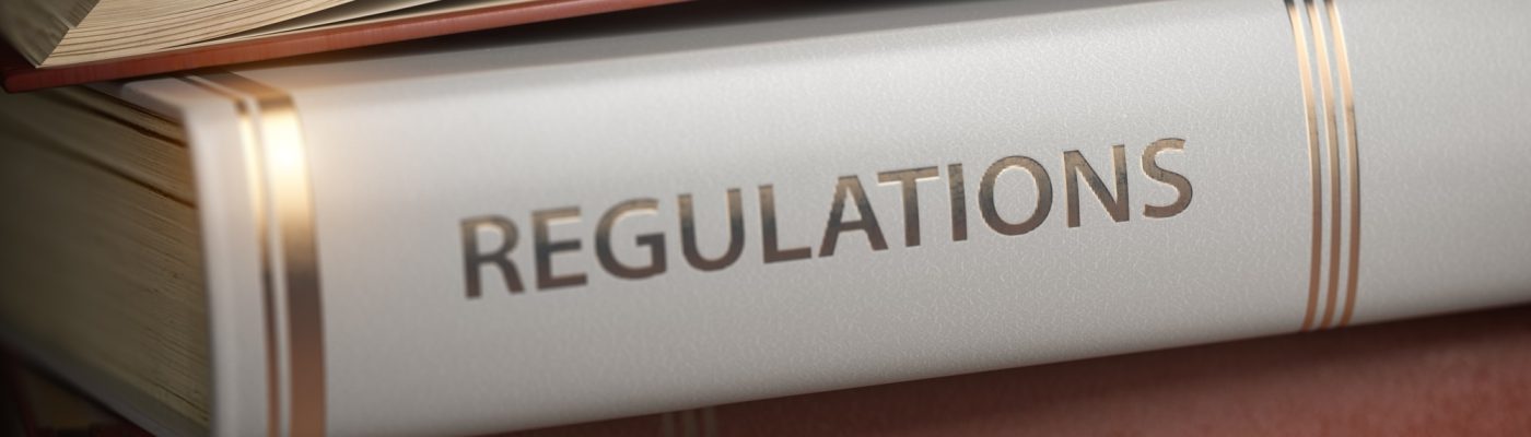 Regulations book. Law, rules and regulations concept.